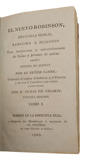 El Nuevo Robinson, Historia Moral. Tercera Edicion. 2 vols. (photo 2)