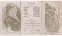 cover of ILLUSTRATED PLAYBILL FOR "ESMERALDA," A PLAY IN FOUR ACTS, MADISON SQUARE THEATRE, WINTER SEASON, 1881-1882
