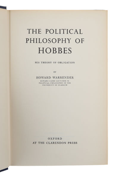 The Political Philosophy of Hobbes. His Theory of Obligation. (photo 2)