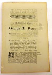 image of An Act for altering an Act, passed in the Seventh Year of the Reign of His late Majesty King George the First, intituled, An Act for making the Rivers Mercy and Irwell navigable from Liverpool to Manchester, in the County Palatine of Lancaster