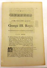 An Act for altering an Act, passed in the Seventh Year of the Reign of His late Majesty King George the First, intituled, An Act for making the Rivers Mercy and Irwell navigable from Liverpool to Manchester, in the County Palatine of Lancaster