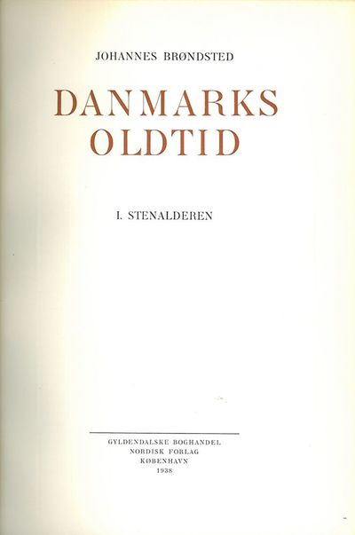 Danmarks oldtid. I-III. Med kartmappe.