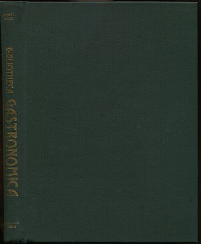 Bibliotheca gastronomica. A catalogue of books…
