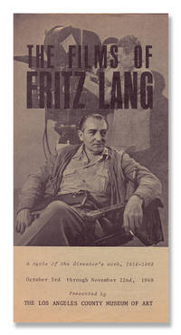 THE FILMS OF FRITZ LANG: A CYCLE OF THE DIRECTOR'S WORK, 1919-1963