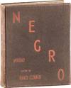 Negro Anthology made by Nancy Cunard 1931-1933