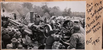 [Photograph Album Depicting Threshing Bees in the Midwest]
