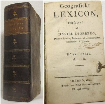 Geografiskt lexicon. I-II. Förra bandet A-K.…