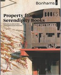 PROPERTY FROM SERENDIPITY BOOKS: Sunday, February 12, 2012 at 9 am, Simulcast Auction, Los Angeles & San Francisco