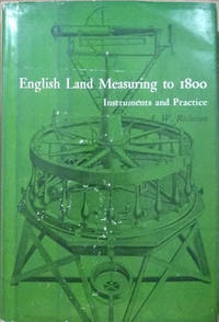 cover of English Land Measuring to 1800: Instruments and Practices