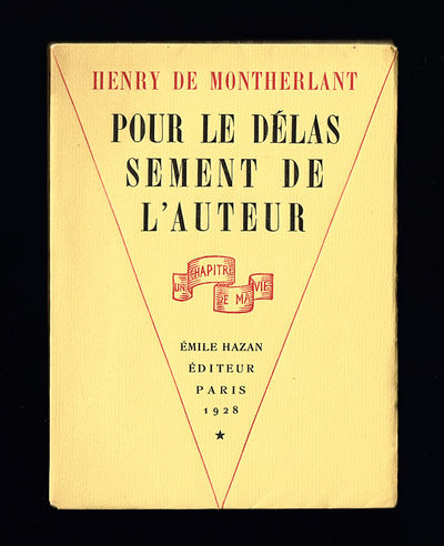 Pour le délassement de l'auteur.