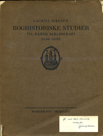 Boghistoriske studier til dansk bibliografi…