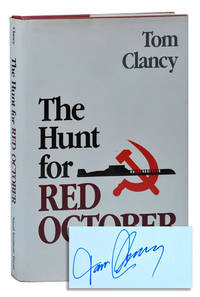 THE HUNT FOR RED OCTOBER - WITH SIGNED BOOKPLATE LAID IN by Clancy, Tom - 1984