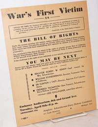 image of War's first victim is ... the Bill of Rights ... You may be next ..