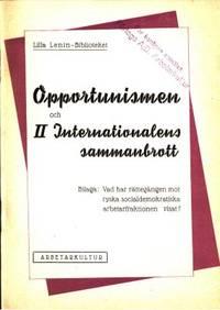 Opportunismen och II internationalens…