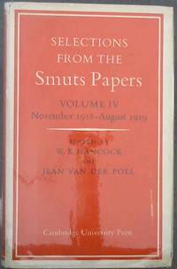 image of Selections From the Smuts Papers : Volume IV - November 1918-August 1919