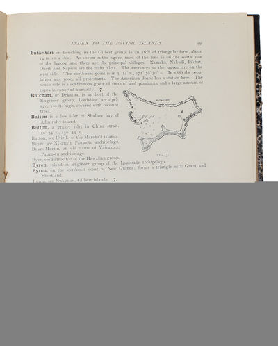 Index to the Islands of the Pacific Ocean: A handbook to the Chart on the Walls of the Bernice Pauahi Bishop Museum of Polynesian Ethnology and Natural History. (photo 5)