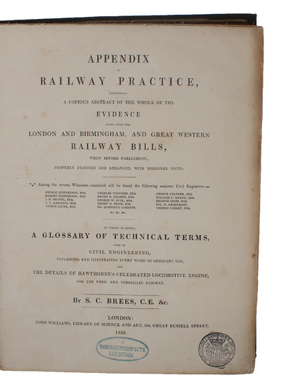 Appendix to Railway Practice, containing a…