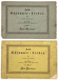 Zwo lf Räsonnier-Lieder" -- Two (2) German Song Books