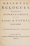 Oriental Eclogues