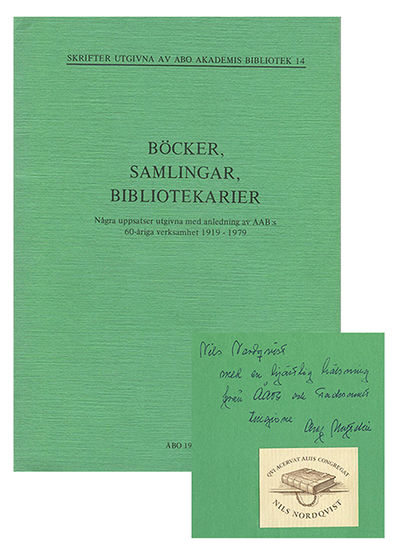 Böcker, samlingar, bibliotekarier. Några…