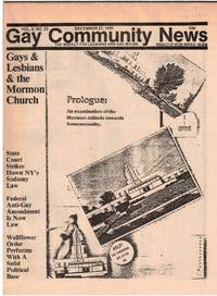 GCN: Gay Community News; the weekly for lesbians and gay males; Vol. 8, No. 23, December 27, 1980