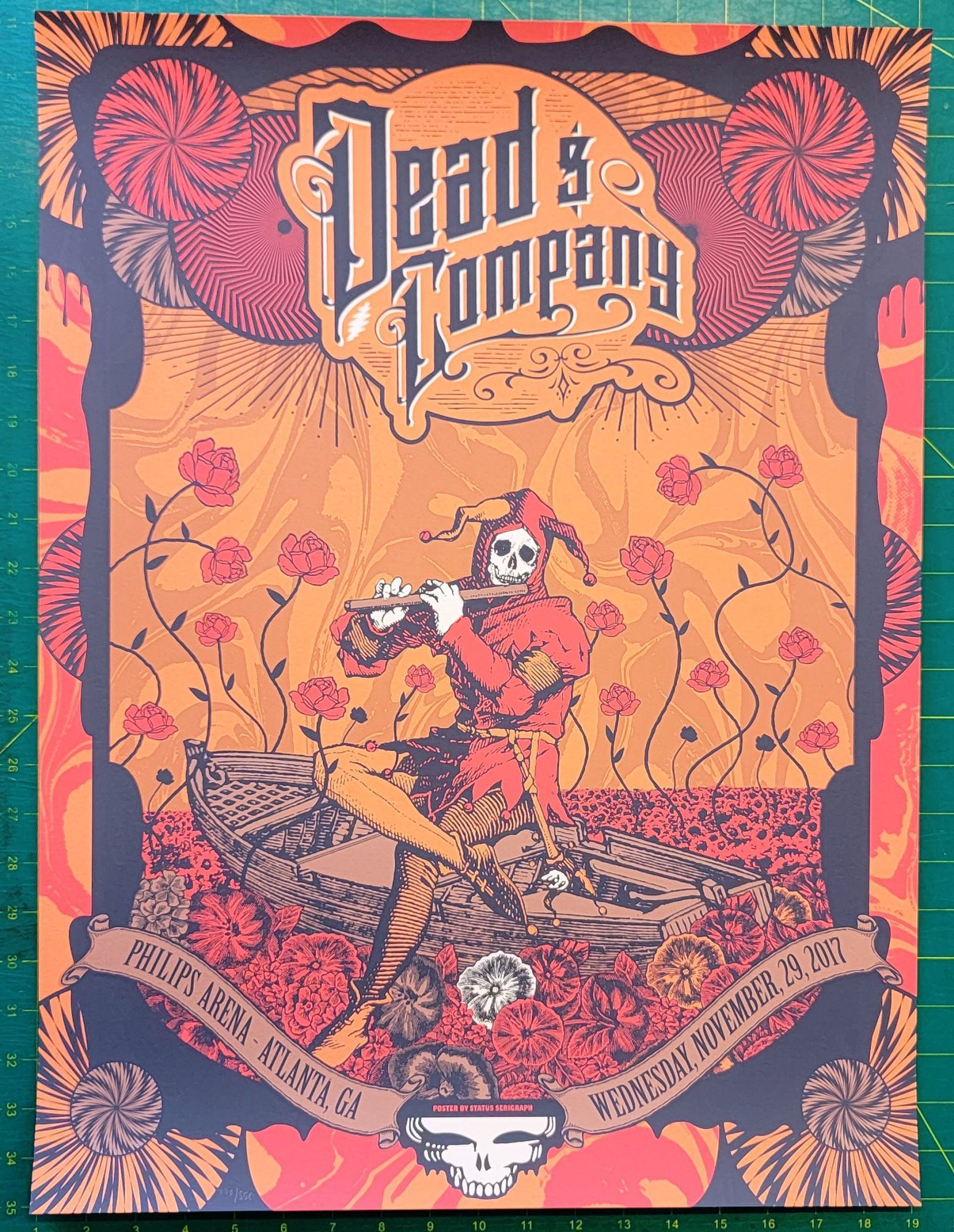 Dead and Company- 2017 - Tour Poster - Atlanta GA.