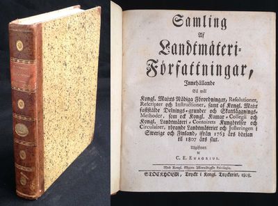 Samling af landtmäteri-författningar,…