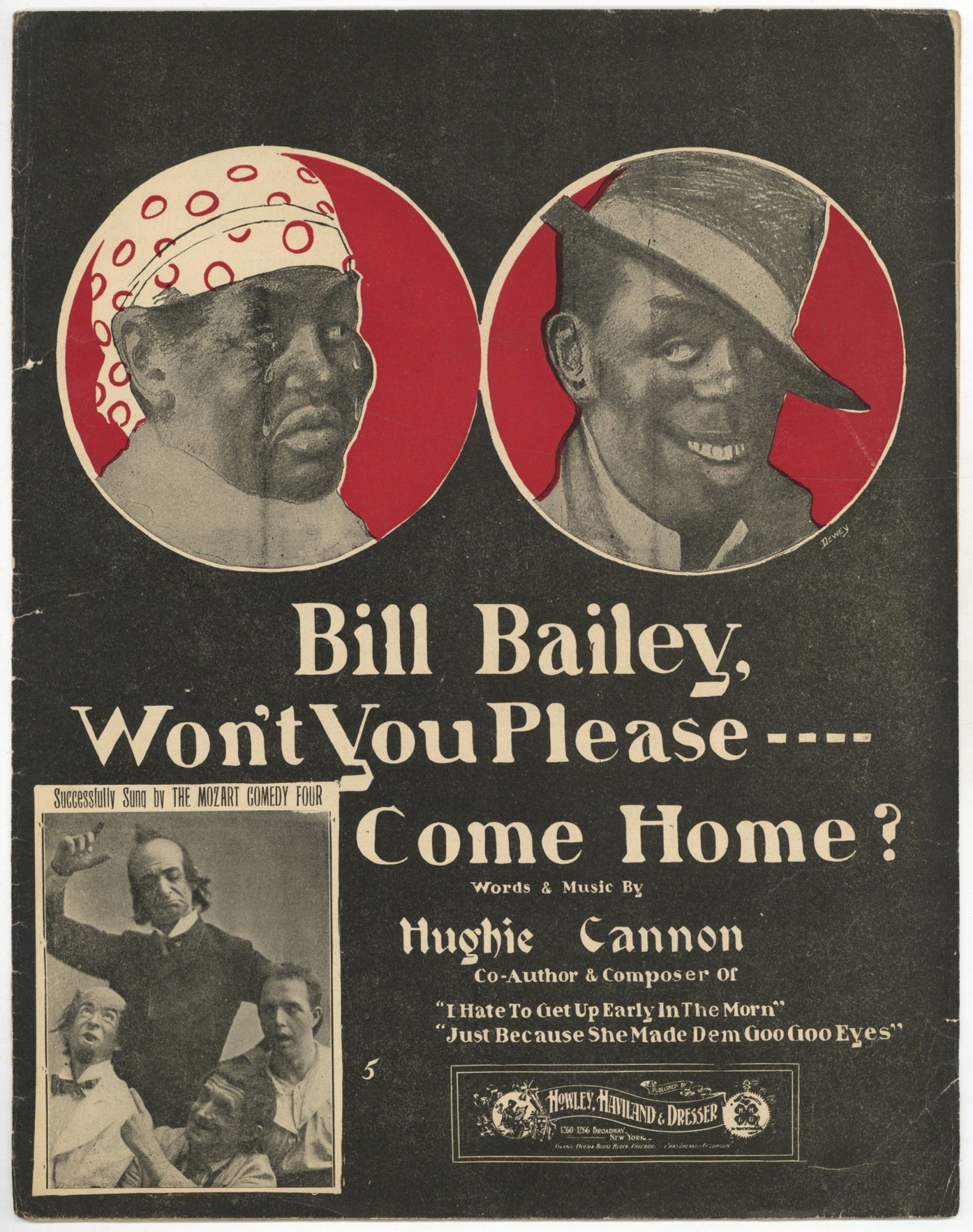 [Sheet music]: Bill Bailey, Won’t You Please Come Home by CANNON ...