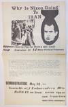 Why is Nixon going to Iran?: Oppose Nixon's plot for Iran & Mid-East. Stop: Execution of 12 more political prisoners [handbill]