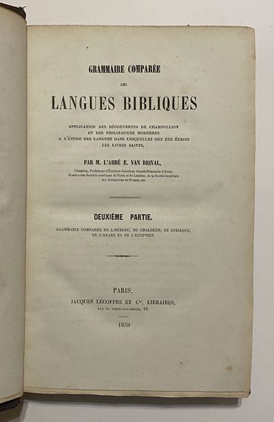 [ANCIENT ALPHABETS]. Grammaire...; (photo 17)
