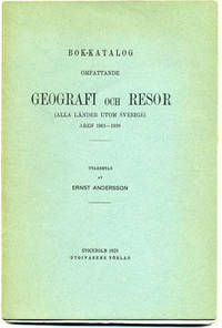 Bok-katalog omfattande geografi och resor (alla…