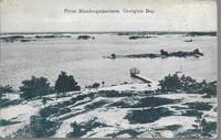 image of View of Minnicoganashene, Georgian Bay, Ontario, Canada on 1916 Cyantone Postcard