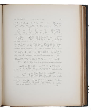 The Book of the Dead. Facsimile of the Papyrus of Ani in the British Museum. Printed by Order of the Trustees. Second Edition. + The Book of the Dead. The Papyrus of Ani in the British Museum. The Egyptian Text with Interlinear Transliteration and Tra... - [THE SPLENDID FACSIMILE OF PAPYRUS ANI] (photo 4)