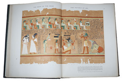 The Book of the Dead. Facsimile of the Papyrus of Ani in the British Museum. Printed by Order of the Trustees. Second Edition. + The Book of the Dead. The Papyrus of Ani in the British Museum. The Egyptian Text with Interlinear Transliteration and Tra... - [THE SPLENDID FACSIMILE OF PAPYRUS ANI] (photo 7)