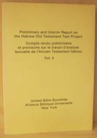 Preliminary and Interim Report on the Hebrew Old…
