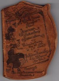 Sixth Annual Banquet of the American Booksellers Association, 1906, Souvenir in Limp Suede Printed Covers.