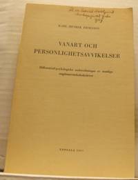 Vanart och personlighetsavvikelser.…