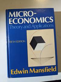 Micro-economics theory and Applications