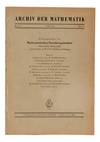 Uber den Allgemeinen Plankalkul als Mittel zur Formulierung schematisch-kombinativer Aufgaben" [in] Archiv der Mathematik. Band 1, Heft 6, 1948/49