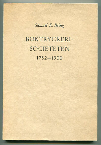Boktryckerisocieteten 1752-1900. Särtryck ur…