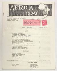 Africa Today. Vol. II, no. 6 (March-April 1955)