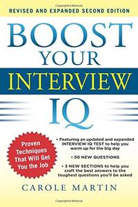 Boost Your Interview Iq 2/E (BUSINESS BOOKS)