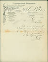 ALS from Liet (182 Rue de Belleville, Paris) to M. Lacan, 1901.