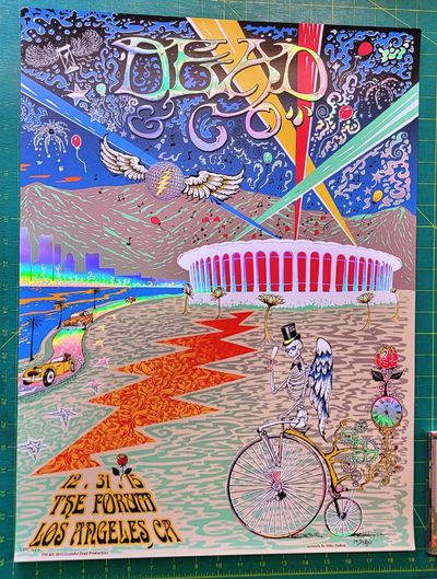 Dead and Company - 2015 - Fall Tour - Poster - Los Angeles, CA. The Forum Dec 31, 2015