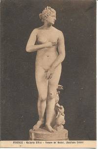 &quot;Venus de Medici&quot; Sculpture on 1910s-20s Vintage Postcard. by Galleria Uffizi` - Circa 1910s