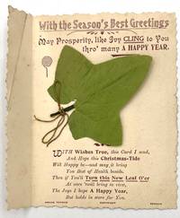 Paper with a Secret" Holiday Card -- "May Prosperity, like Ivy CLING to You thro' many A HAPPY YEAR.