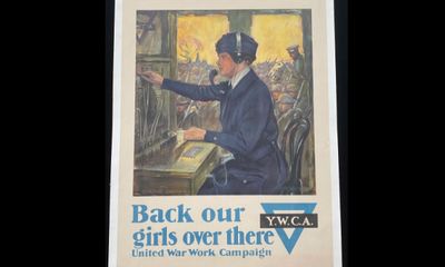 Very Rare World War I Poster Extolling the Contributions of Women in Uniform