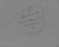 cover of Inscribed and Signed Muhammad Ali 8 1/2" x 11" piece of Cardboard