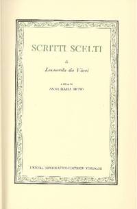 Scritti scelti by Leonardo da Vinci - Hardcover - from Studio Bibliografico Marini (SKU: 94134)