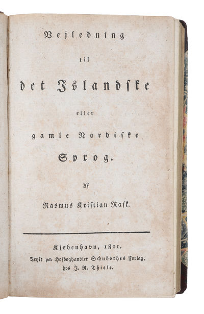 Vejledning til det Islandske eller gamle Nordiske Sprog. - [THE FIRST THROUGH TREATISE OF THE ICELANDIC LANGUAGE] (photo 2)